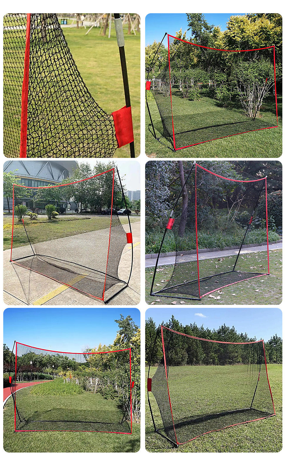 Square Golf Practice Net