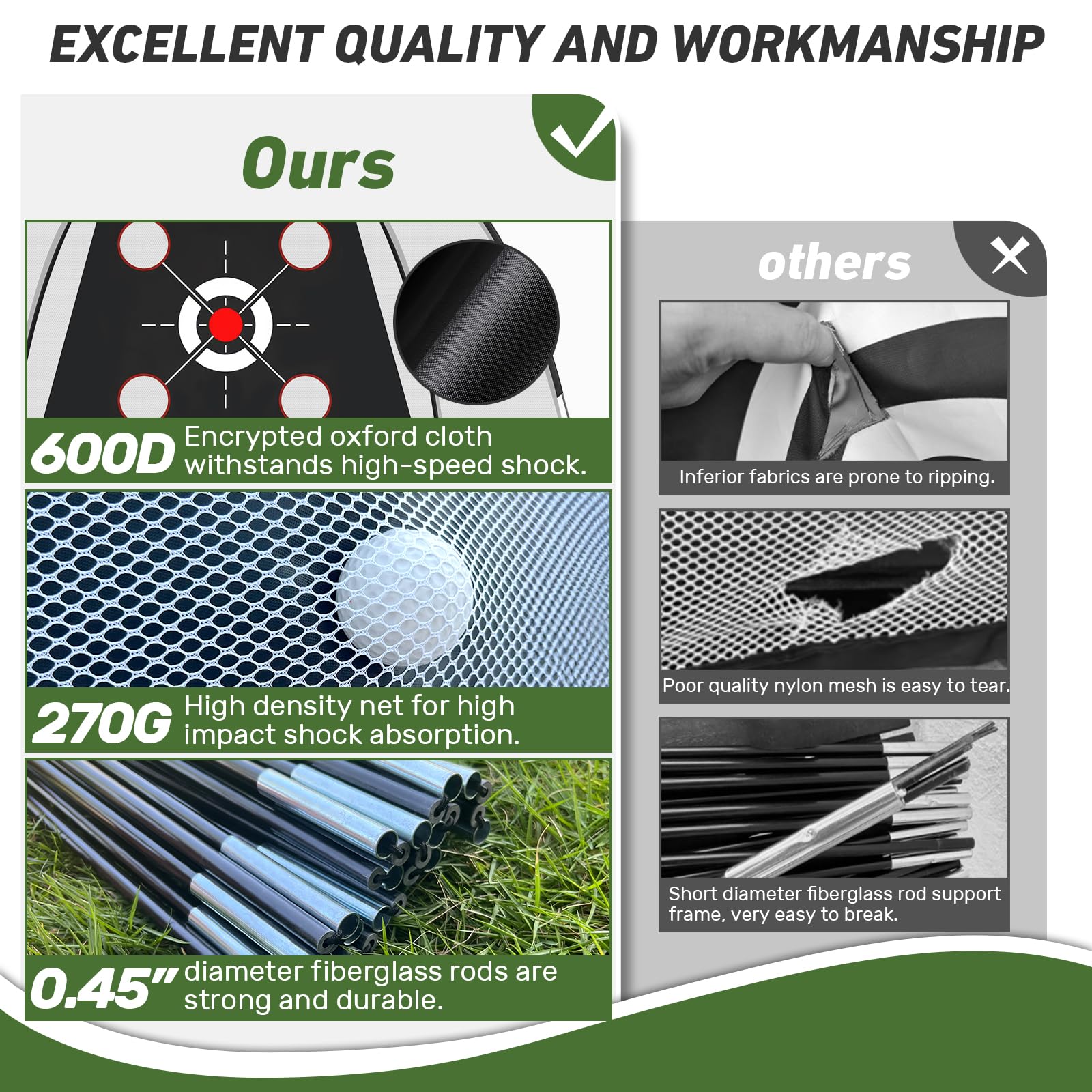 Golf Net with Practice Mat