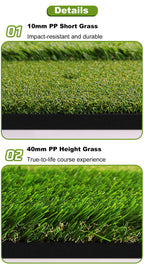 GolfPet Foldable 2-in-1 Golf Mat