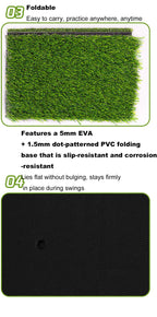 GolfPet Foldable 2-in-1 Golf Mat