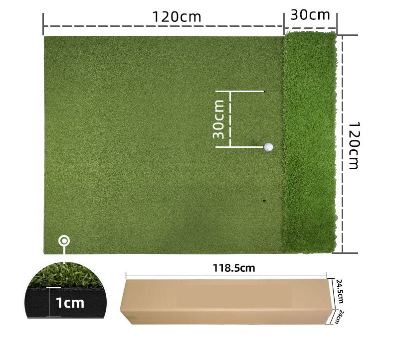 Premium Dual-Turf Golf Mat