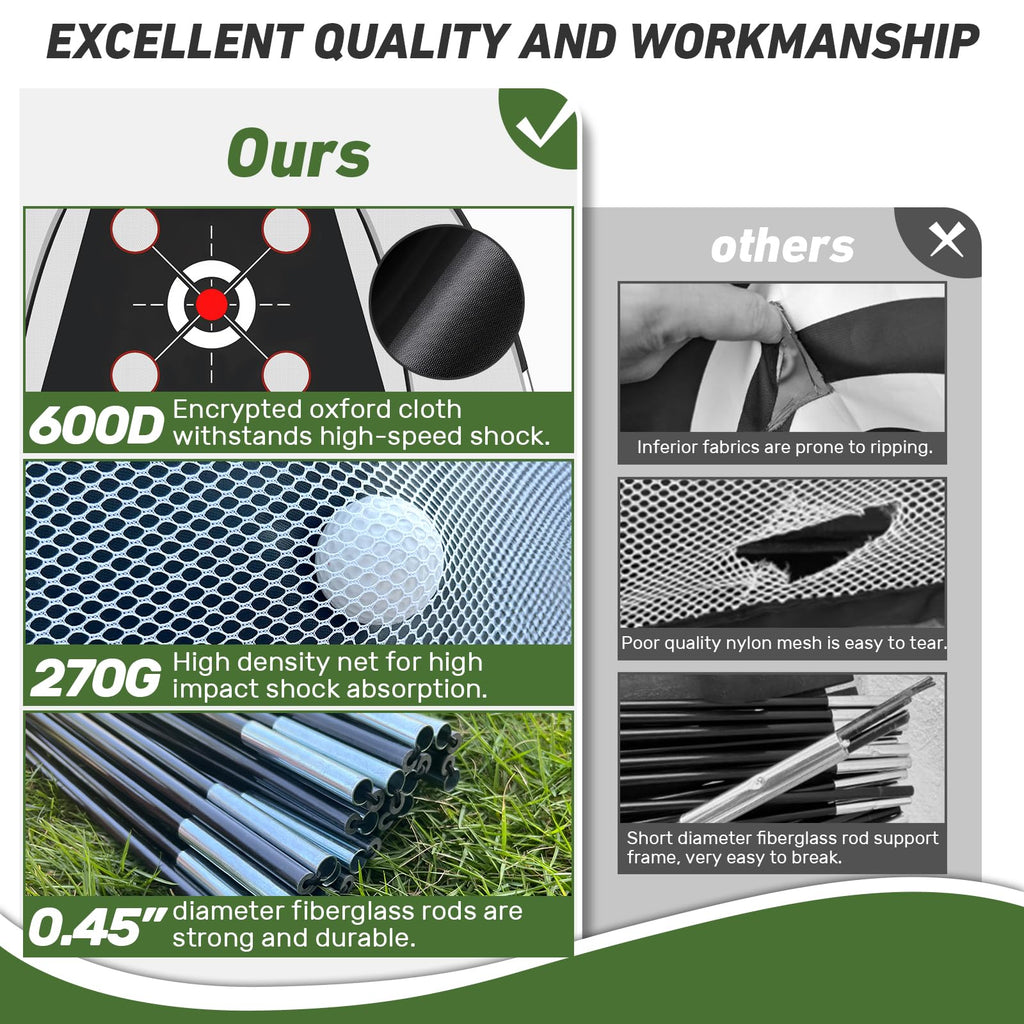 Golf Net with Practice Mat