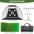Golf Net with Practice Mat