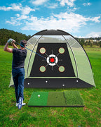 Golf Net with Practice Mat